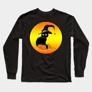 Halloween cat Long Sleeve T-Shirt